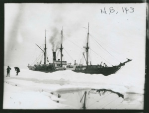 Image of S.S. Thetis in ice